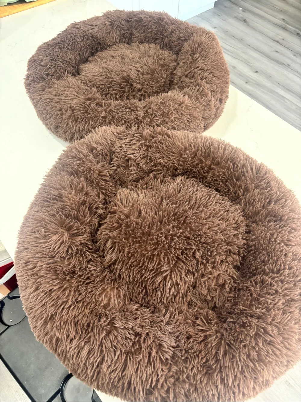 Plush ANTI ANXIETY BEDSURE PET BEDS
